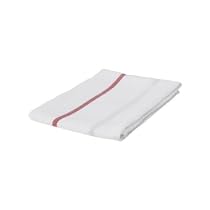 Ikea Dish Towel 101.009.09, Pack of 10, White, Red