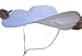 Twist-and-Fold Hat Women's Foldable Cotton Sun Hat, 18 in Diameter Brim
