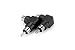 Hosa GRA-259 RCA to RCA Right Angle Adaptors, 2 Pieces