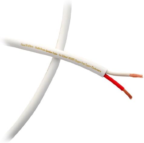 Fisual S-Flex Studio Grade White Speaker Cable 2 x 2.5mm (10m)