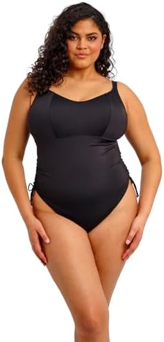 Elomi Women's Savaneta Non Wired One-Piece Swimsuit, ES1343, Black
