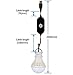 Onite LED Light for Camping, Children Bed Lamp, Portable LED Bulb, Emergency Light, Comes with 8ft USB Cable and Dimmer Switch (Warm White)