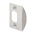 Prime-Line E 2456 Satin Nickel, Dead Latch Door Strike (Single Pack)