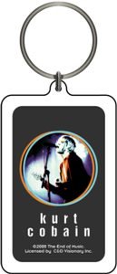 Kurt Cobain Keychain & Keyring - Circles