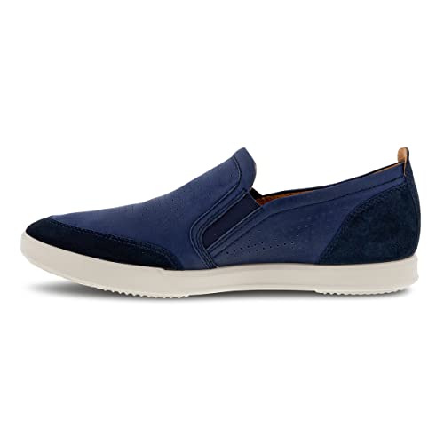 ECCO Men's Collin Casual Slip on Sneaker, Navy/Night Sky