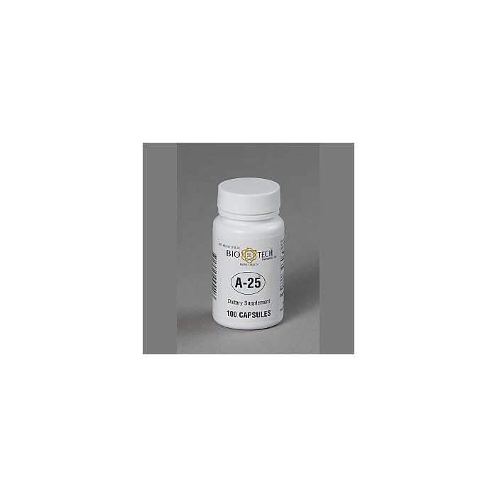 Bio-Tech Pharmacal A-25 Vitamin A 25,000 IU - 100 Capsules