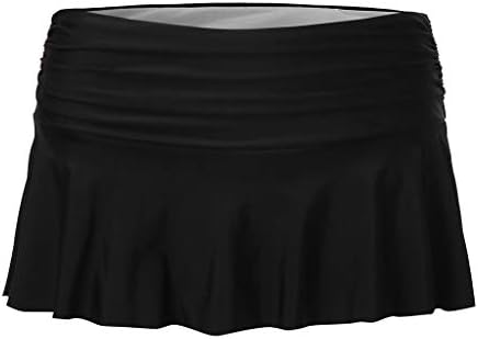 Women Swim Skirt Tankini Swimdress Swimsuits Dress Swimwear Board Shorts High Waisted Flounce Swimming Bottom