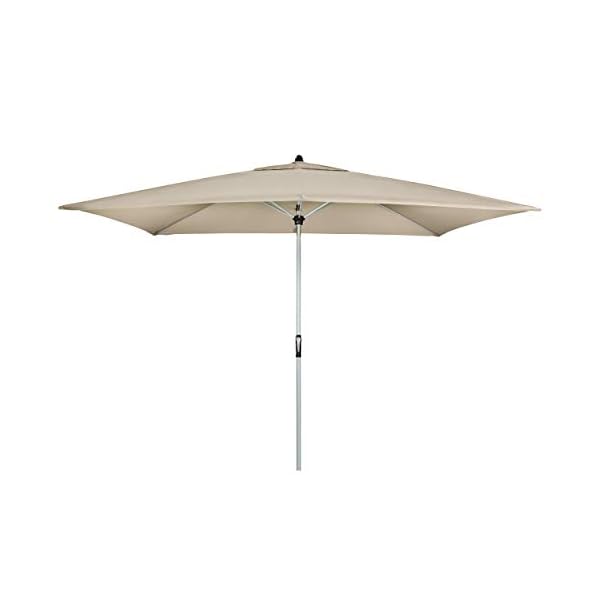 Doppler Active Auto Tilt 300x200 - Moderner Kurbel Sonnenschirm - Knickbar - ca.300x200 cm - Natur – Bild 4