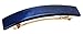Navy Blue Hair Barrette for Thin Hair, Classic Rectangle French Barrette for Women, Lightweight and Comfortable, Strong Hold, Nacro Ocean | France Luxe