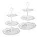 Candora Cake Stands 2pcs Three-layer dessert rack fruit rack European cake rack