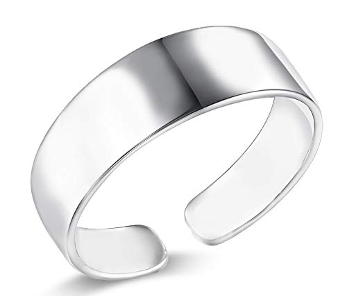 Women's 925 Sterling Silver Toe Ring - Adjustable Size Rings