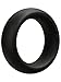 Doc Johnson OptiMALE - Tapered C-Ring - Stretchy Silicone - 40mm Unstretched Inner Diameter - Rounded Edges - Won't Dig Into Skin - Black