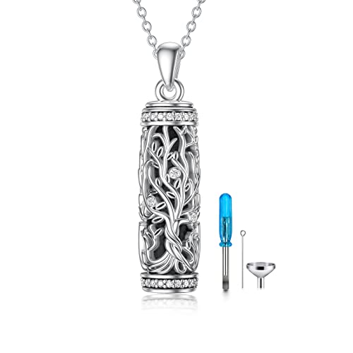 TOUPOP Tree Life Urn Necklace