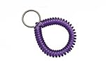 MMF Industries Cool Coil Wrist Holder with Key Ring, Single Coil, Color May Vary (20145AP47)