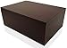 Wooden Storage Box for Home - Large Wood Keepsake Box with Lid - Dark Brown Wooden Memory Box - Wooden Boxes (Dark Brown)