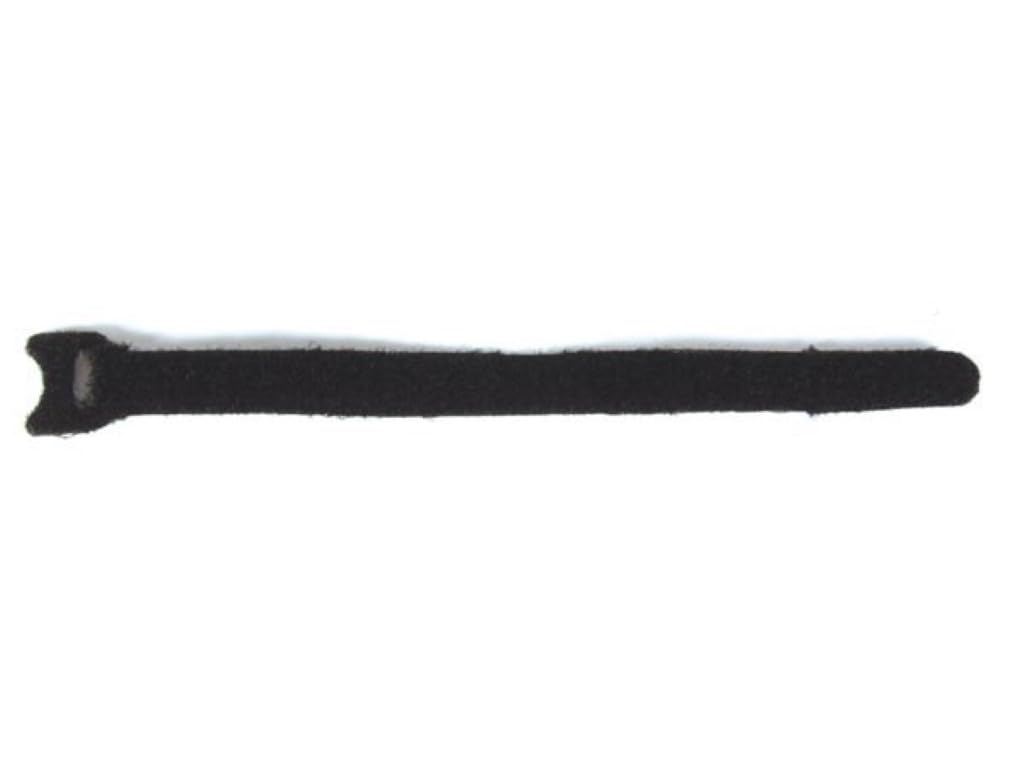 Perel ECSB300 Velcro Cable Ties 12.5 mm Wide x 300 mm Length Black (Pack of 10)