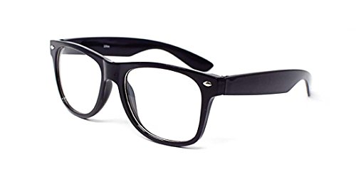 Ultra Adult Costume Glasses Classic Style Glasses Multi Colour Clear Lens Classic Frames Perfect for Costumes Parties Costume Cos Play Glasses Gift Nerds Glasses Men Nerd Glasses Hipsters