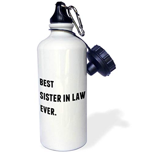 3dRose wb_213350_1 "Best Sister In Law Ever, Black Letters On A White Backgroun…