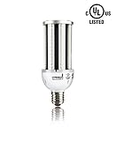 Hyperikon LED Street Light, 36W (200W Equivalent), E39 (Large Mogul Base), 4340 lumen, 5000K (Crystal White Glow), 320° Omnidirectional, 100-277v, CRI 85, UL-listed and DLC Certified