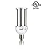Hyperikon LED Street Light, 36W (200W Equivalent), E39 (Large Mogul Base), 4340 lumen, 5000K (Crystal White Glow), 320° Omnidirectional, 100-277v, CRI 85, UL-listed and DLC Certified