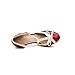 Lucksender Fashion T Strap Bows Womens Platform High Heel Pumps Shoes 8B(M) US Red