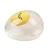 E-SCENERY Creative Transparent Squeeze Water Egg, Fun Stress Relief Squeeze Mascot Yolk Squishy Toys Home Decor (Transparent)
