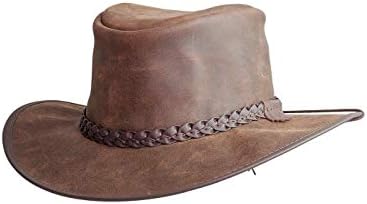 American Hat Makers Durango Mesh Leather Cowboy Hat  display picture 2