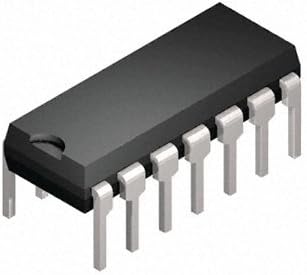 74HC02, Quad 2-Input NOR, DIP-14 (CMOS high speed version, pin compatible with TTL 7402).