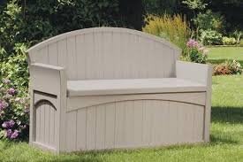 Most Beautiful Best Selling 50 Gallon Natural Taupe Color Storage Bench Seat Container Bin- Deep Storage Box Perfect Porch Patio Deck Garden Organizer- Perfect For Towels Seat Pads Yard Tools Hoses