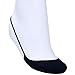 Cinak Women Low Cut Socks No Show Half Socks with Sling Back 4-Pairs (Black)