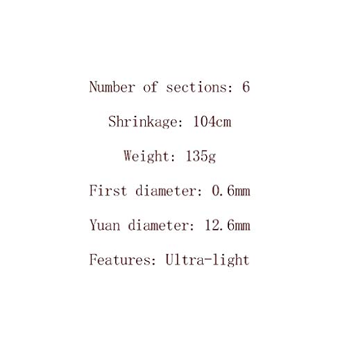 HHYK Angelrute, Handtragender Tintenfisch, Tintenfisch, Carbon-Angelausrüstung, Einziehbar (mehrere Größen Verfügbar… – Bild 7
