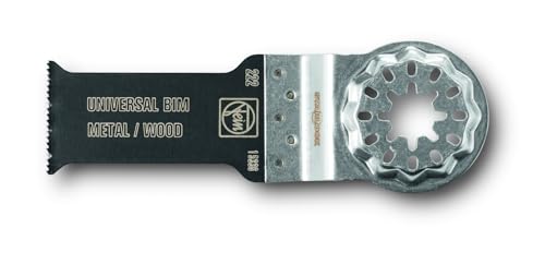 FEIN E-Cut Universal-Sägeblatt, Breite 28 mm, Länge 60 mm, Ve. 5 St., Aufnahme StarLock Plus, Bi-Metall mit gewellter Universalverzahnung. Breites Anw