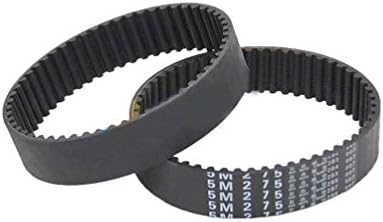 Rubber Timing Belt 2PCS 2GT Rubber Geared Belt Closed Loop 116-teeth 6mm Width Rubber Synchronous Timing Belt for 3D Printing
