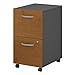 Bush Business Furniture Series C 2 Drawer Rolling File Cabinet in Hansen Cherry - Assembled, Mobile Document Storage for Home or Professional Office