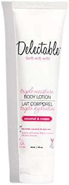 Delectable Triple Moisture Body Lotion Coconut &amp; Cream 2 oz