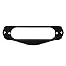 Kmise MI0255 Guitar Single Coil Pickup Mounting Ring, 3-Ply Black