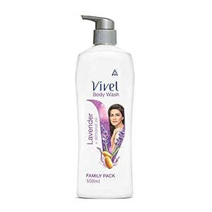 Vivel Body Wash, Lavender & Almond Oil Shower Creme, Fragrant & Moisturising, For soft and smooth skin, High Foaming…