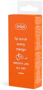 Ziaja Sunny Mango Lip Scrub 12ml Exfoliates Chapped Lips Softens Smoothes Age 6+ view 2