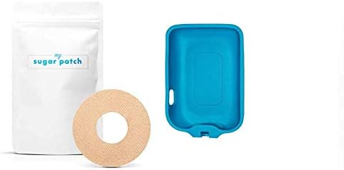 MyLibreCover - Freestyle Libre Case (Turquoise) with 30 Waterproof Adhesive Patch for Abbott Freestyle Libre