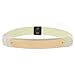Woman Mirror Polished Rectangle Metal Decor Press Stud Button Elastic Waist Belt
