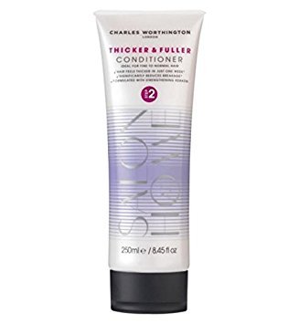 Charles Worthington Thicker & Fuller Conditioner x 250ml **Despatched within Double Wall Box**
