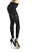 Compression Leggings for Women 20-30mmHg - Footles High Waist Compression Tights for Circulation during Pregnancy, Sports, Workout, Running - Black, Medium - A717BL2