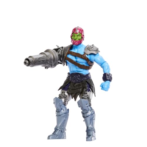 Masters of the Universe JKJ03 Trap Jaw Action Figure with Convertible Cannon, Rotate and Release Function, Approx. 14 cm, Villain Detailed to the Movie of 2026