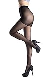 Women's 15 Den Ultra Sheer Control Top Shaping Pantyhose Tights
