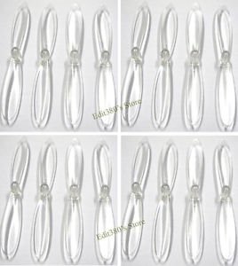 LanLan 16pcs Clear Rotor Blade Propellers Props RC Quadcopter For Hubsan X4 H107