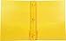 Lion 2-Pocket Plastic Folder with Fasteners, 1 Folder, Yellow (92310-YW)