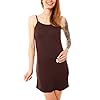 Easy Young Fashion Dames Basic Spaghetti Top Lange Lange Top Onderjurk Nachtjurk Lingerie Jurk Kort