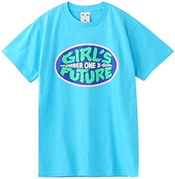Amazon X Girl エックスガール Calif X Girl Store 大阪店限定 1 Girls Future S S Tee ライトブルー 2 Tシャツ カットソー 通販