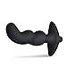 Utimi Silicone Wavy Vibrating Butt Plug Anal Vibrator, Black