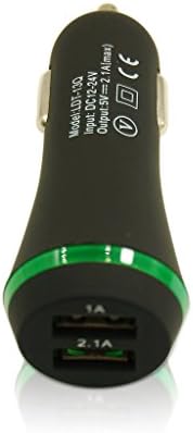 SPEED Quick Charge 2.2, 1-Port Universal Car Charger with USB Cable for iPhone, Android, Galaxy S7 Edge &amp; More Device-Black